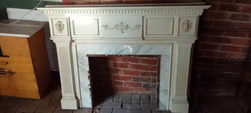 antique fireplace surround